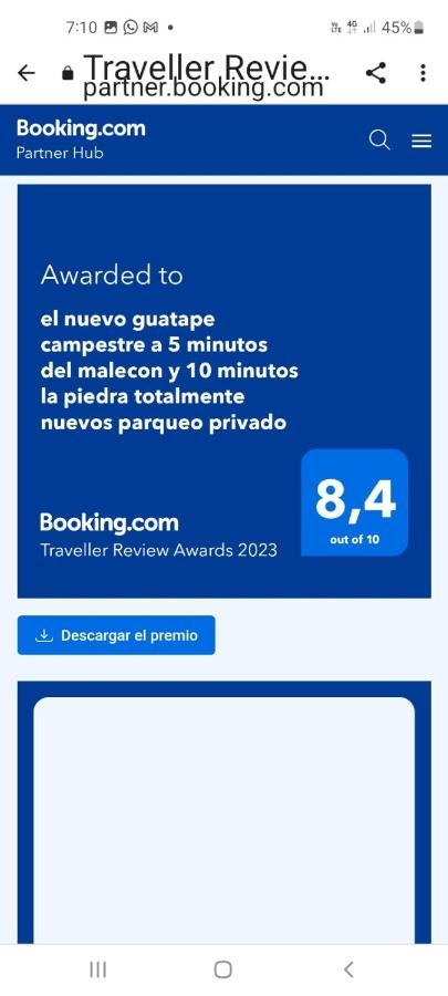 El Paraiso Paisa 5 Minutos Del Malecon Parqueadero Privado A Guatapé 外观 照片